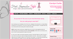 Desktop Screenshot of firstimpressionstyle.com